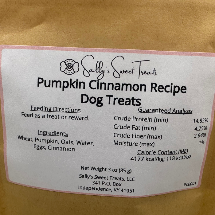 Pumpkin Cinnamon Recipe Dog Treats