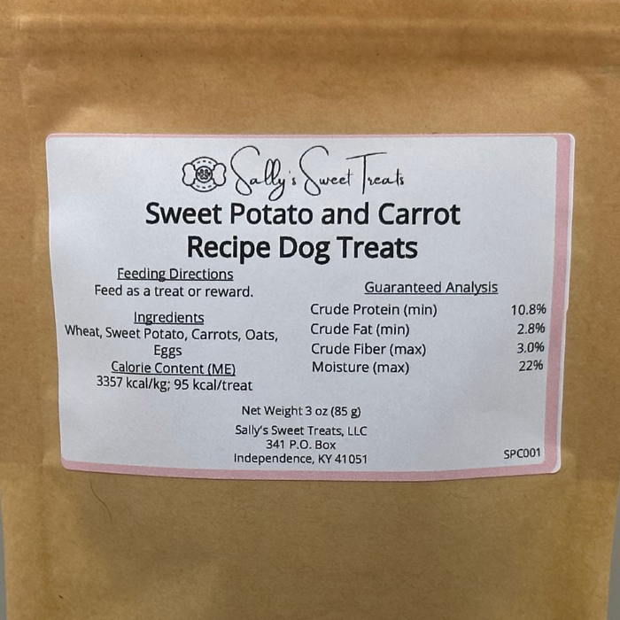 Sweet Potato and Carrot Recipe Dog Treats